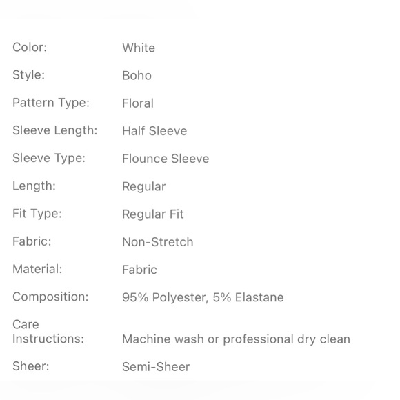 🤩HP🤩🌷$3for$30🌷Half sleeve floral blouse - Picture 5 of 6